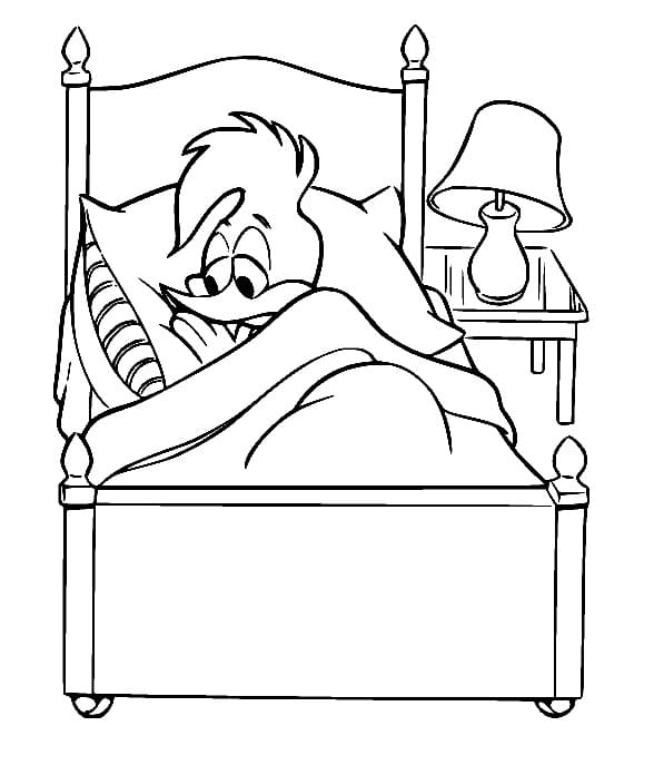 Desenho de Picá Pau para Crianças de 3 Anos para Colorir
