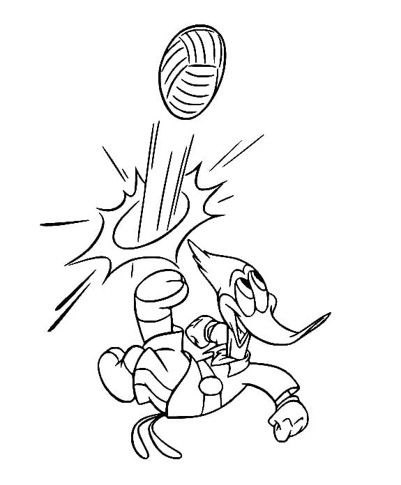 Desenho de Picá Pau para Crianças de 5 Anos para Colorir