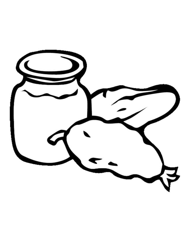 Desenho de Picles para Crianças para Colorir