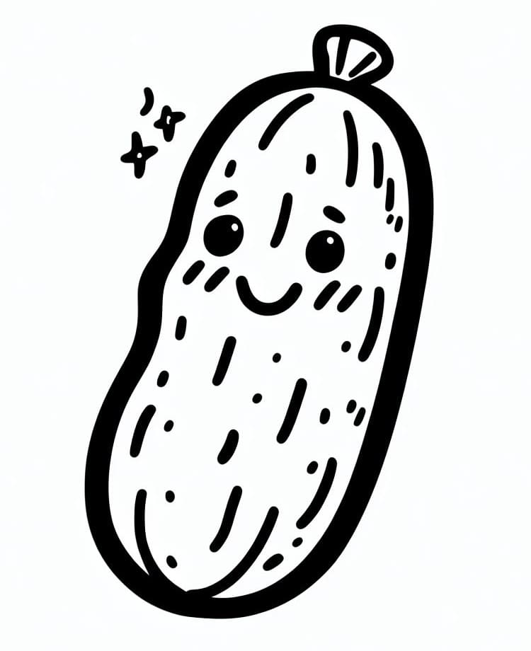 Desenhos de Picles para Colorir