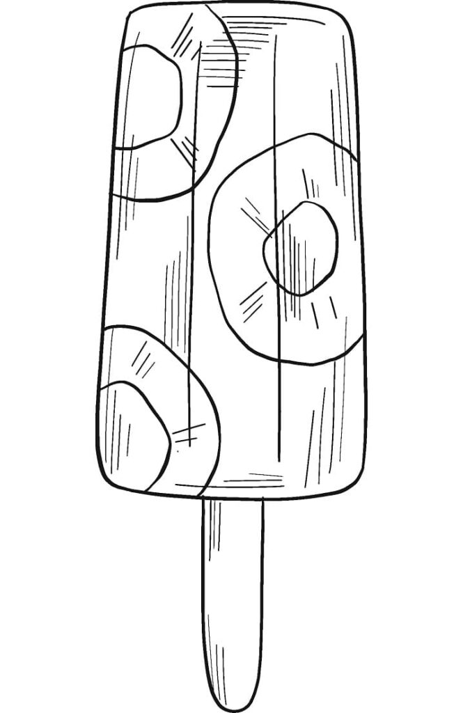Desenho de Picole para Colorir Figurá Imprimivel