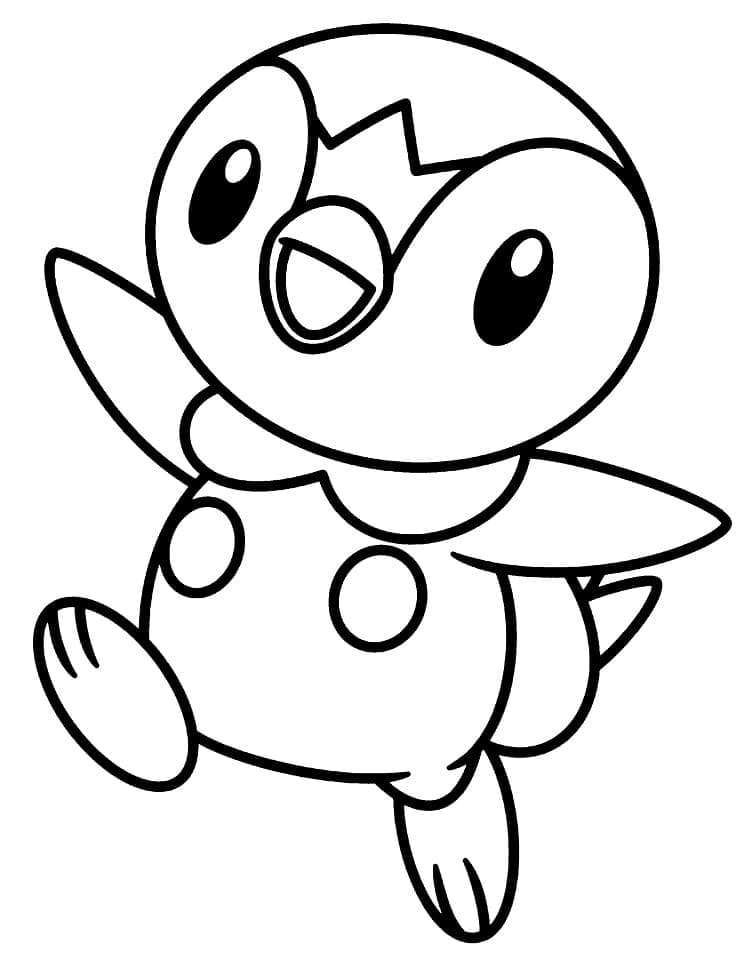 Desenhos de Piplup para Colorir