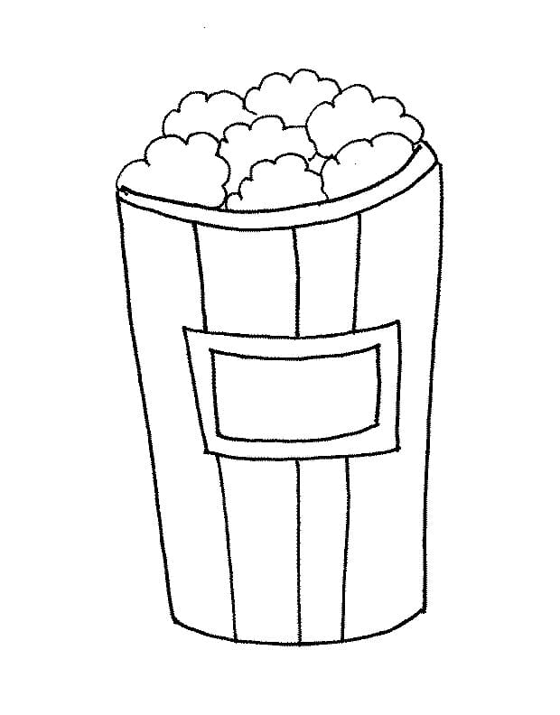 Desenho de Pipocá para Colorir Imprimivel Crianças