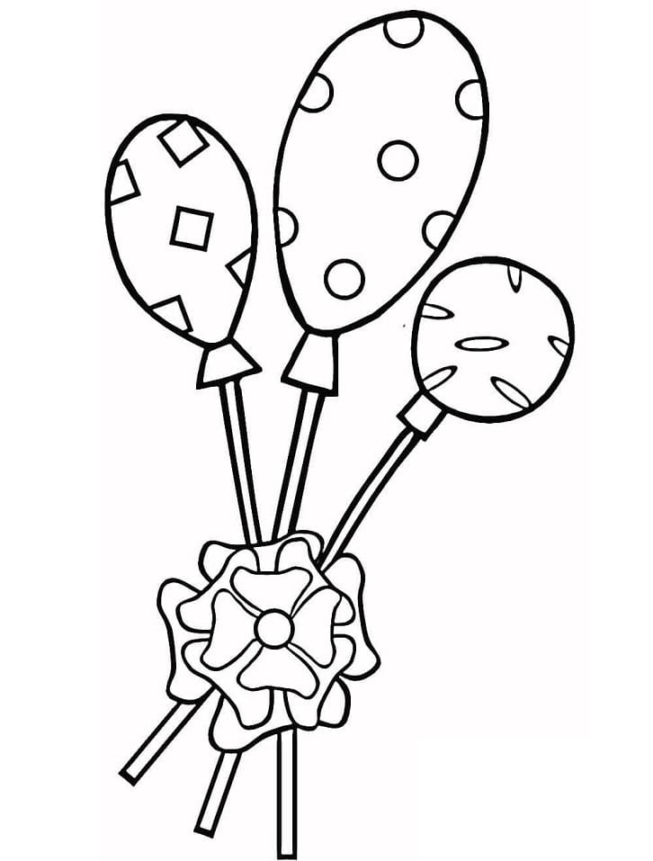 Desenho de Pirulito Grátis para Colorir e Pintar