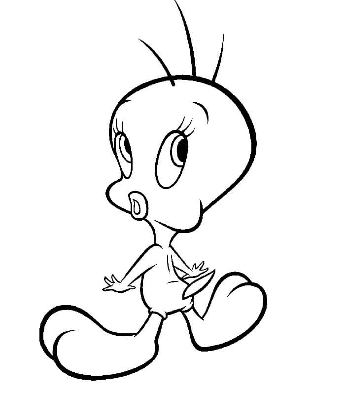 Desenho de Piu Piu Download Grátis para Colorir
