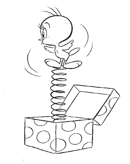 Desenho de Piu Piu e Seus Amigos para Colorir