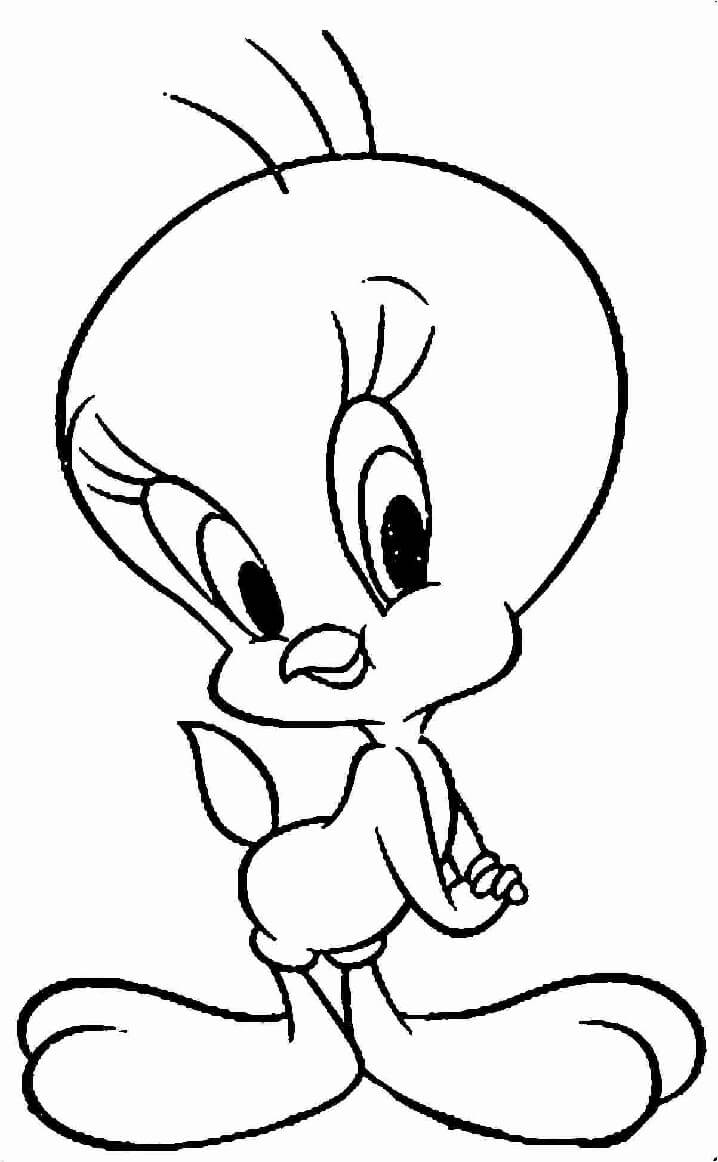 Desenho de Piu Piu em Festa Infantil para Colorir