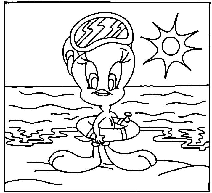 Desenho de Piu Piu Imprimivel Grátis