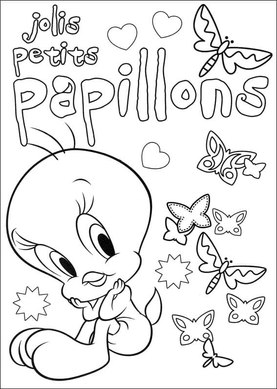 Desenho de Piu Piu para Colorir Online