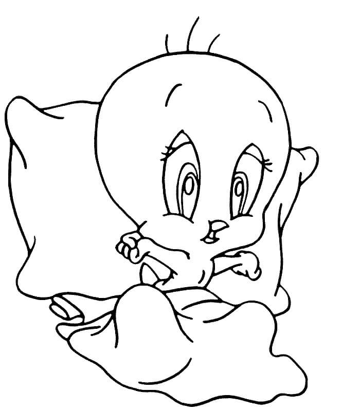 Desenho de Piu Piu para Imprimir e Colorir