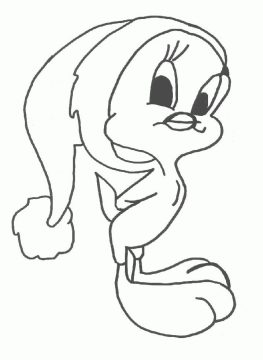 Desenho de Piu Piu Sorrindo para Colorir