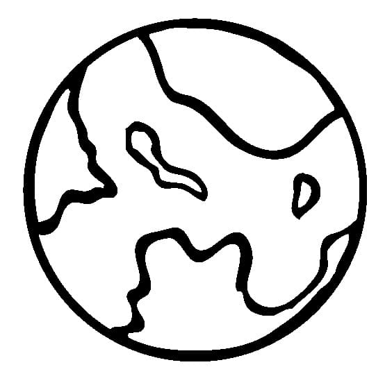 Desenhos de Planeta Marte para Colorir