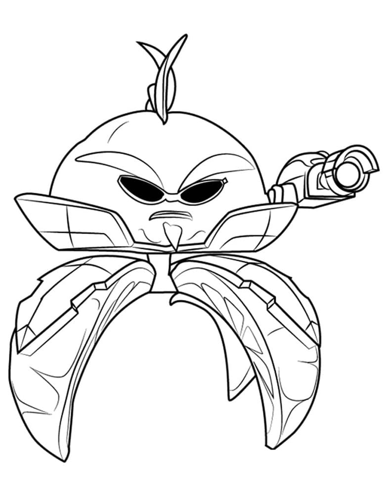 Desenho de Citron de Plants Vs Zombies para Colorir