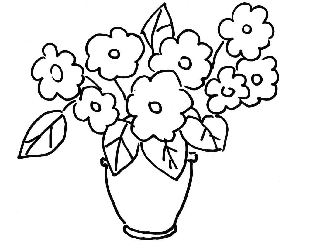 Desenho de Plantá Download para Pintar e Colorir