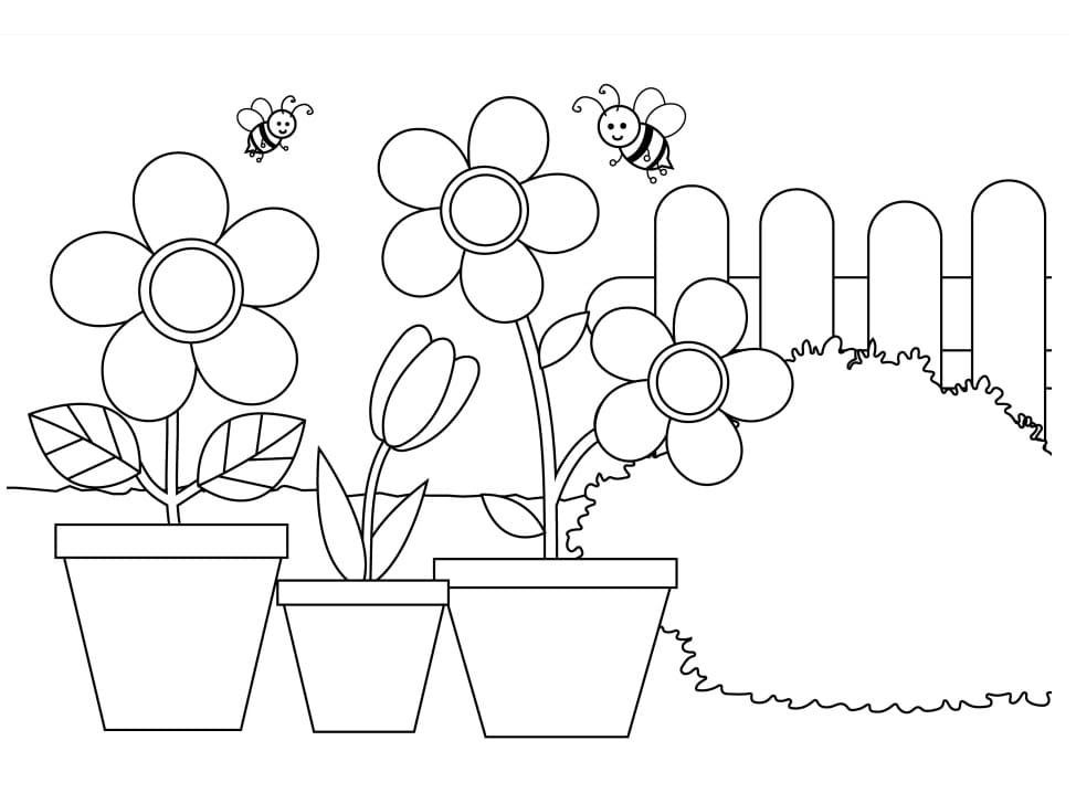 Desenho de Plantá Download Pdf para Imprimir