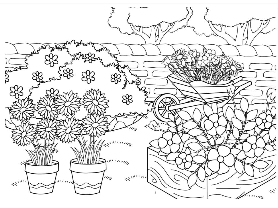 Desenho de Plantá Grátis para Colorir