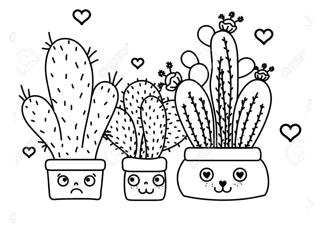 Desenho de Plantá para Pintar Download Pdf