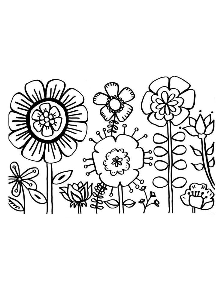 Desenho de Plantá para Pintar Grátis Pdf