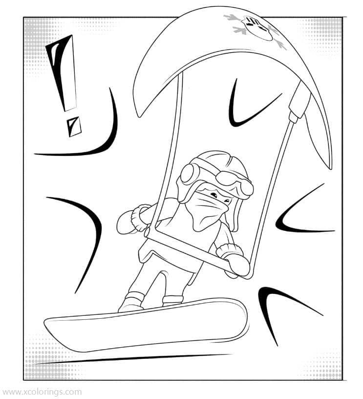 Desenho de Playmobil Download para Colorir