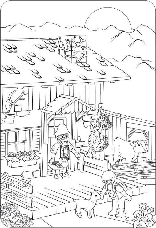 Desenho de Playmobil para Imprimir Download Pdf