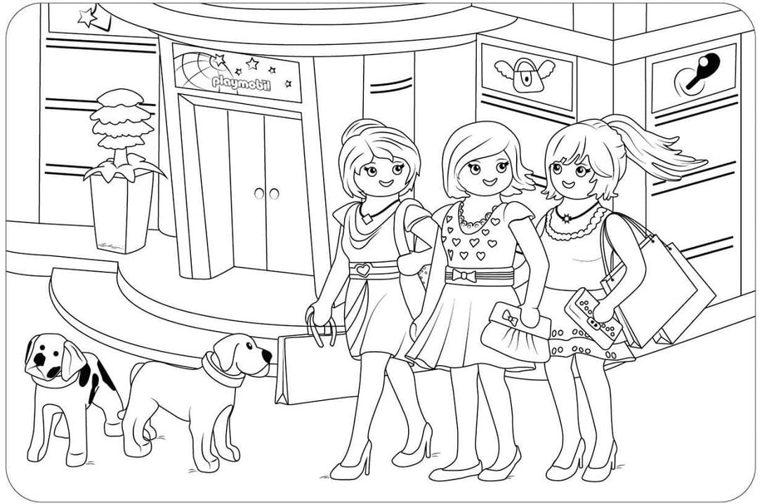 Desenho de Playmobil para Imprimir Download