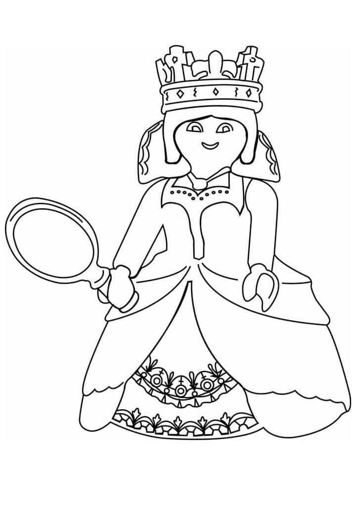 Desenho de Playmobil para Imprimir e Colorir Pdf