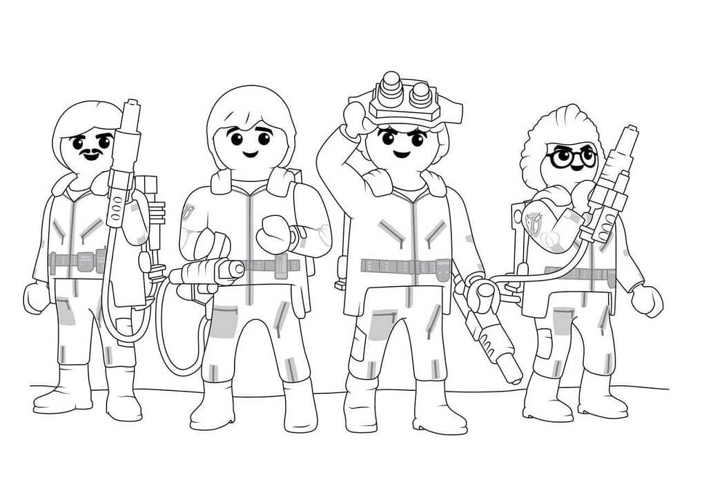 Desenho de Playmobil para Imprimir Grátis Pdf