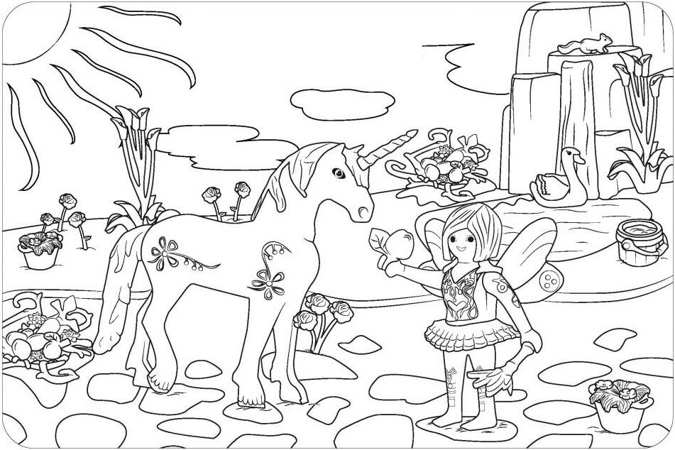 Desenho de Playmobil para Imprimir Pdf Grátis