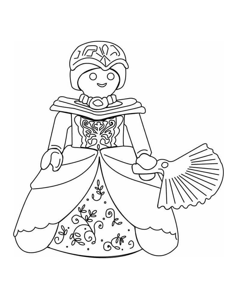 Desenho de Playmobil Pdf Grátis para Imprimir