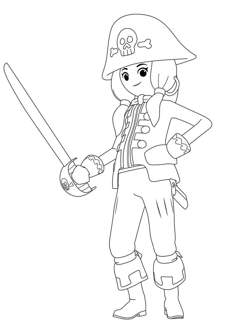 Desenhos de Playmobil para Colorir