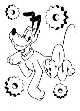 Desenho de Pluto para Imprimir Download