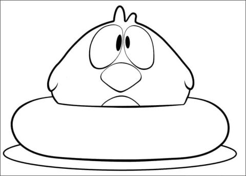 Desenho de Sonequita Pocoyo para Colorir