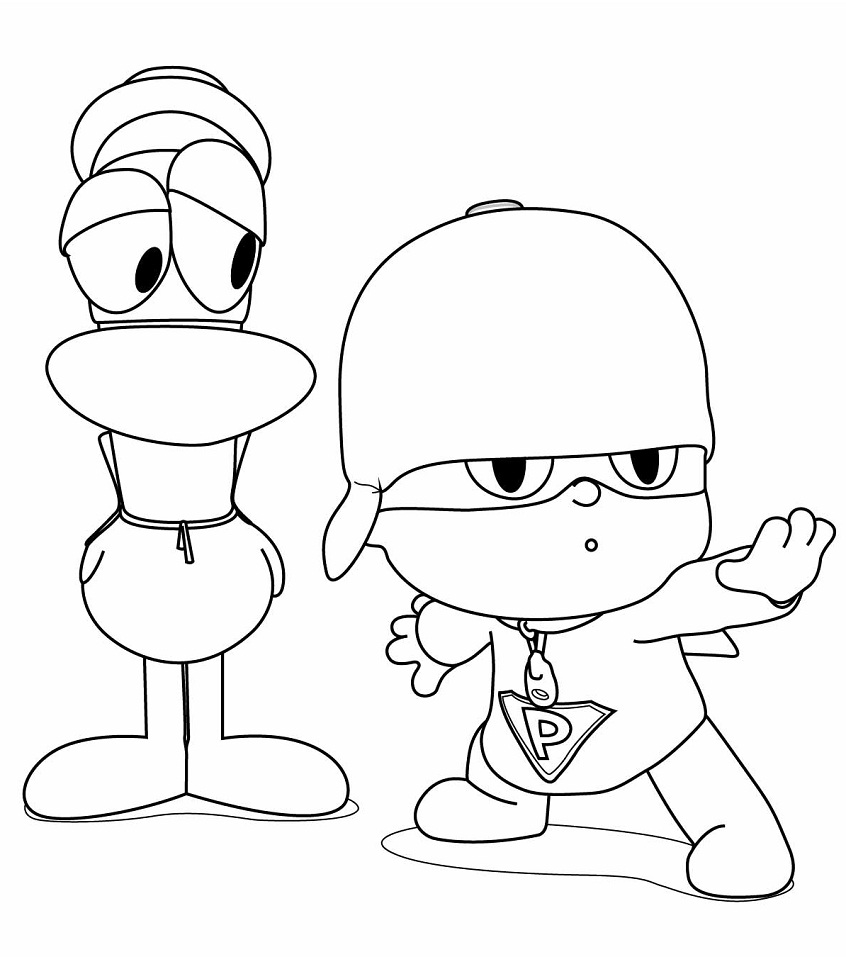 Desenho de Pocoyo para Colorir Download