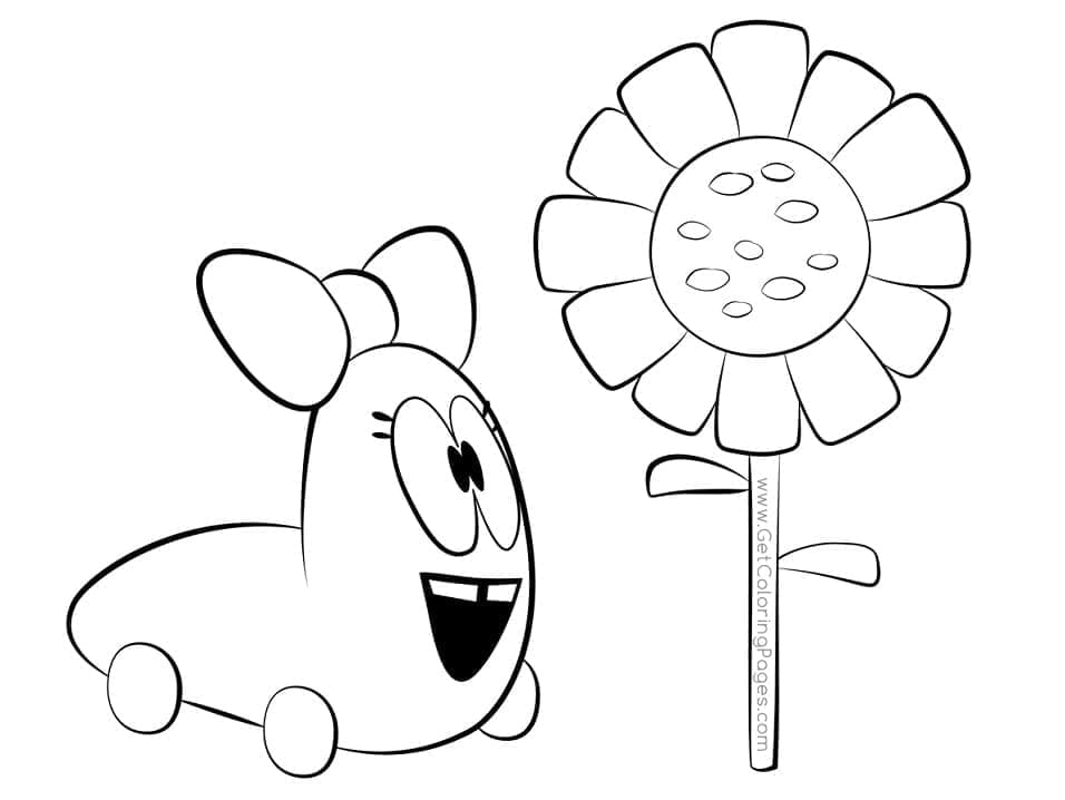 Desenho de Pocoyo para Crianças para Colorir