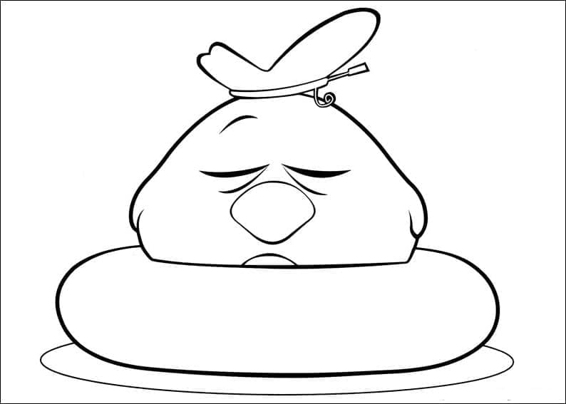 Desenho de Sonequita de Pocoyo para Colorir