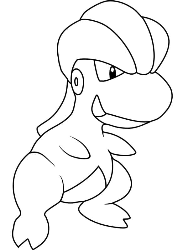 Desenho de Bagon Pokemon para Colorir