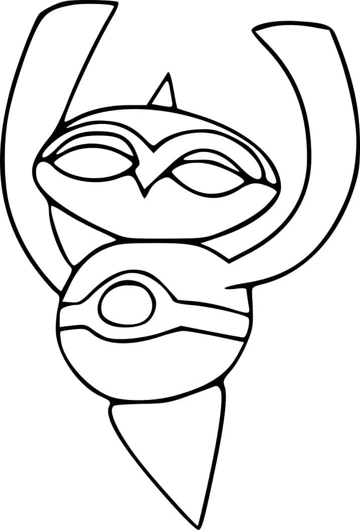 Desenho de Baltoy Pokemon para Colorir