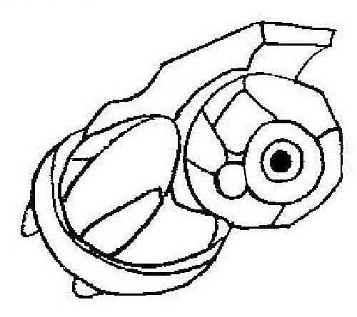 Desenho de Beldum Pokemon para Colorir