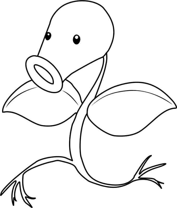 Desenho de Bellsprout Pokemon para Colorir