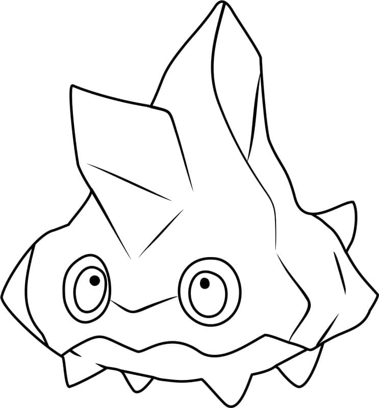 Desenho de Bergmite Pokemon para Colorir