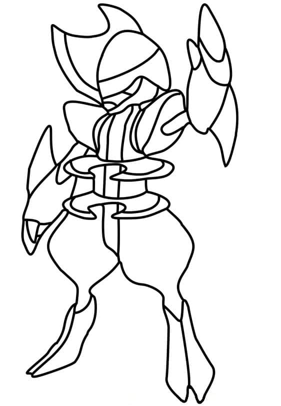 Desenho de Bisharp Pokemon para Colorir