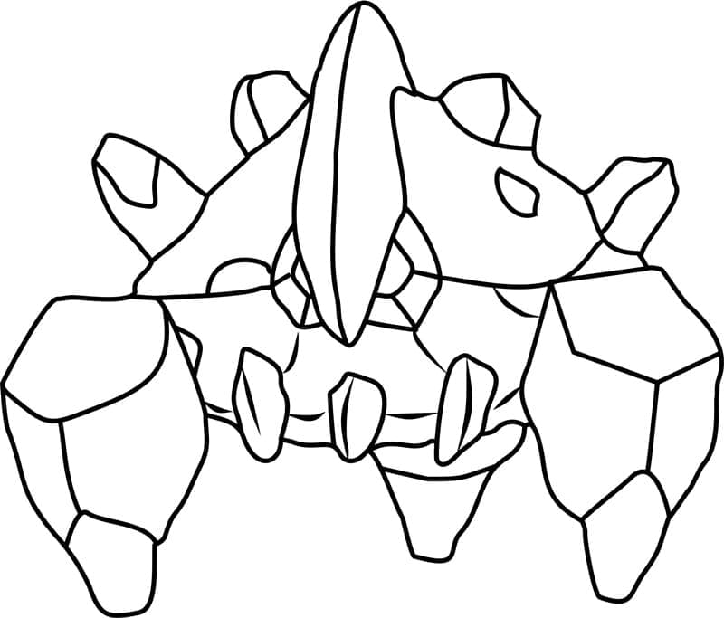Desenho de Boldore Pokemon para Colorir