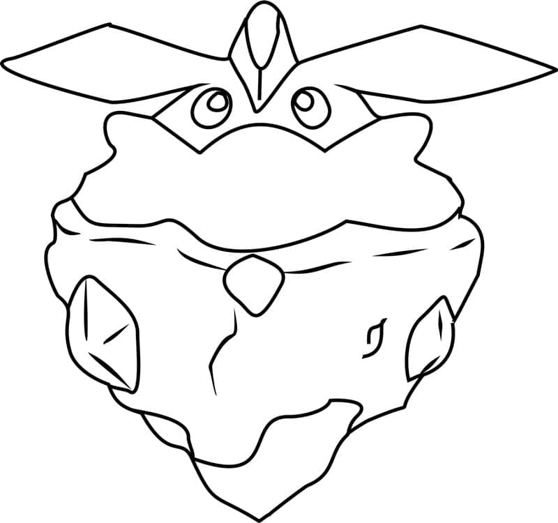 Desenho de Carbink Pokemon para Colorir