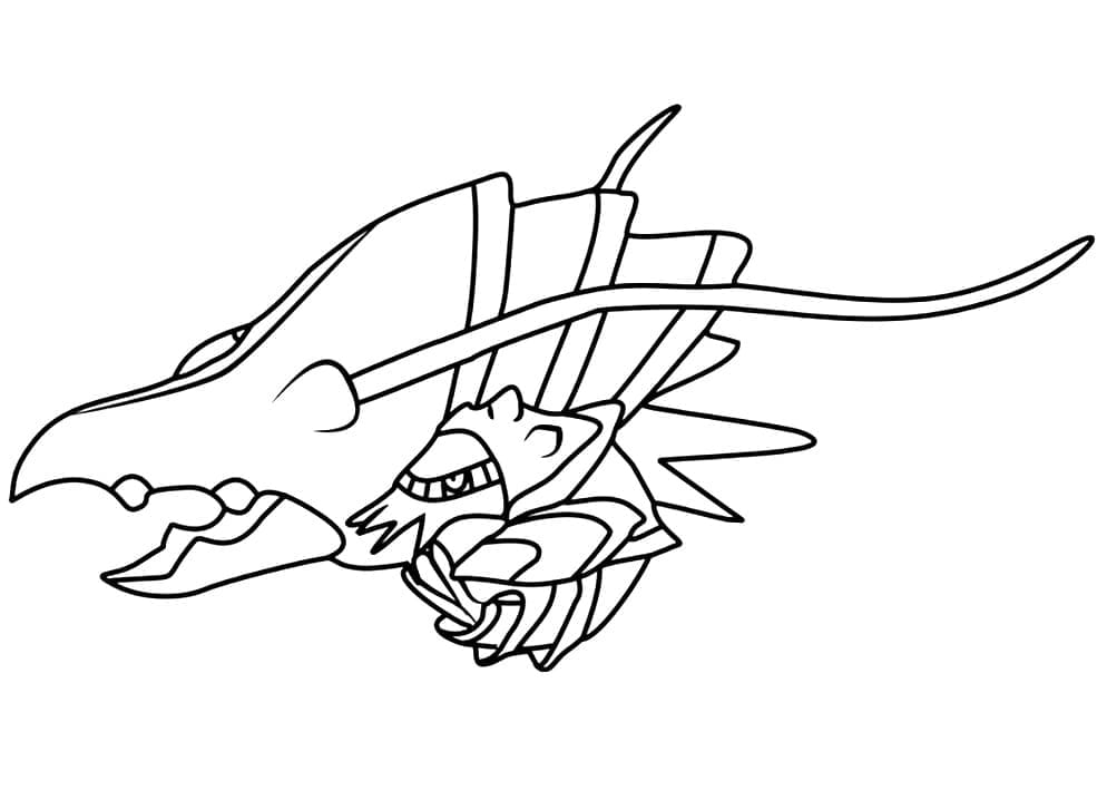 Desenho de Clawitzer Pokemon para Colorir