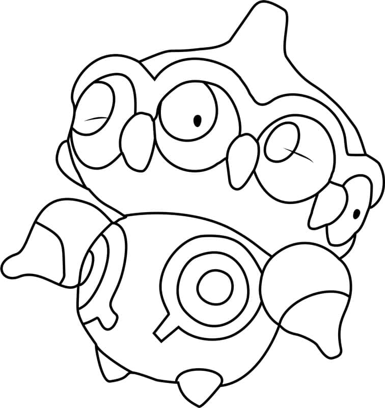 Desenho de Claydol Pokemon para Colorir