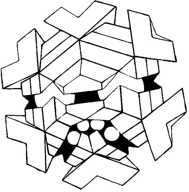 Desenho de Cryogonal Pokemon para Colorir