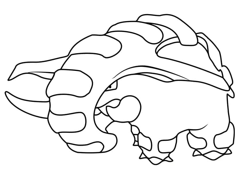 Desenho de Donphan Pokemon para Colorir