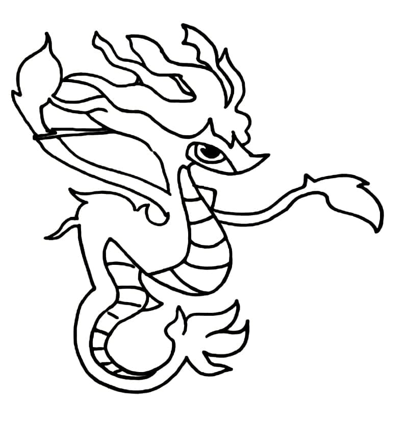Desenho de Dragalge Pokemon para Colorir