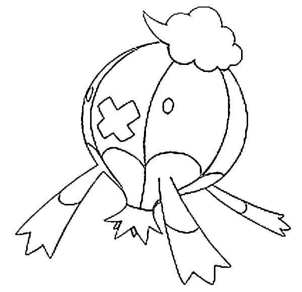 Desenho de Drifblim Pokemon para Colorir