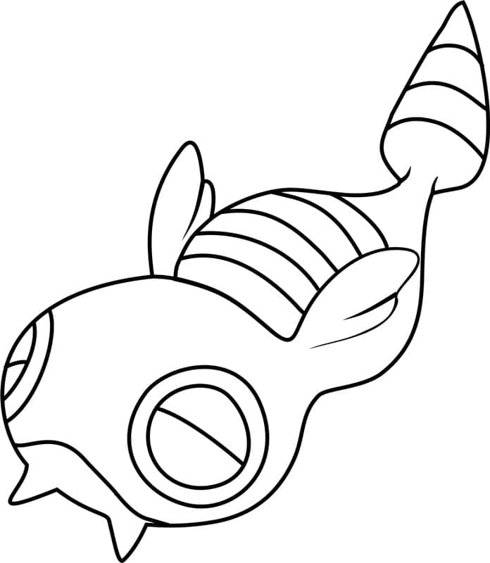 Desenho de Dunsparce Pokemon para Colorir